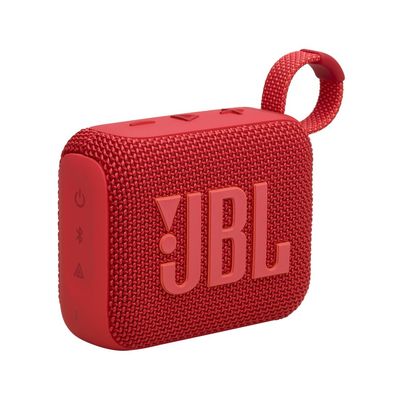 JBL Go 4 Ultra-Portable Bluetooth Speaker (4.2W, Red)